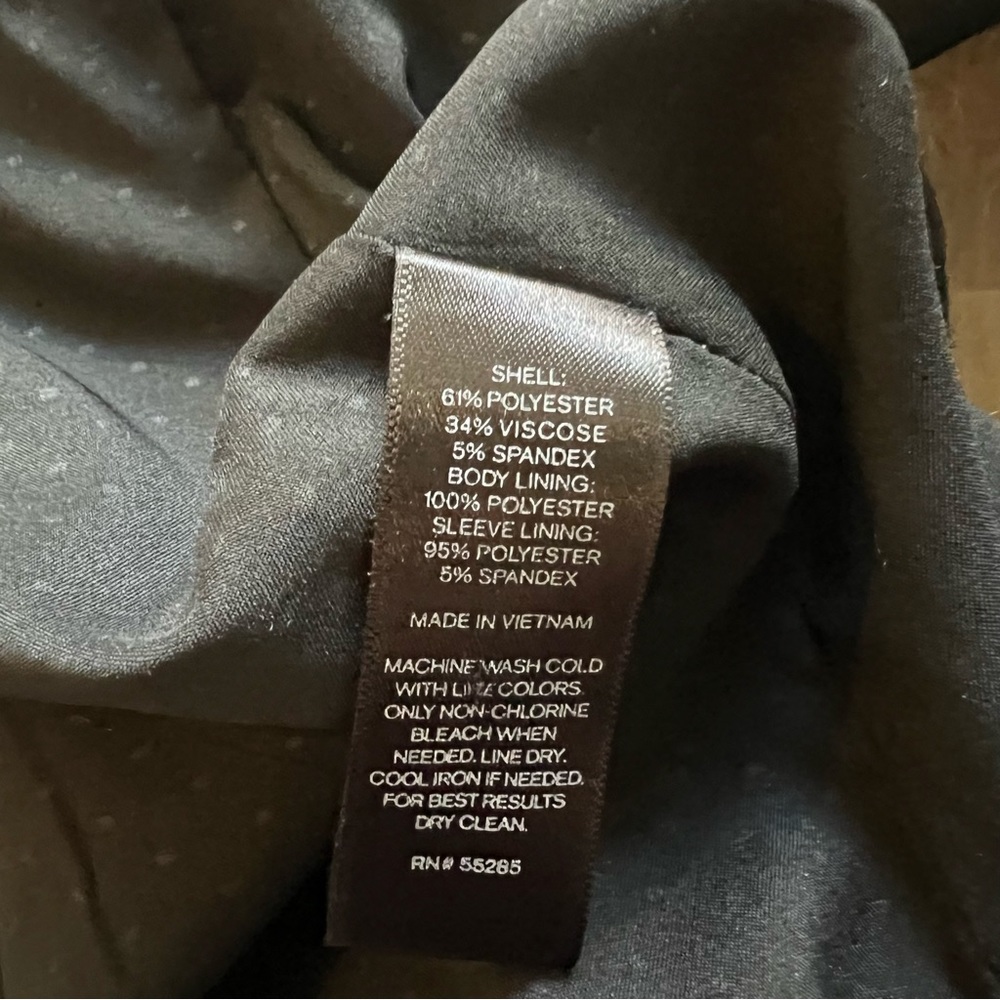 Express Open Front Three Quarter Sleeve Blazer Bl… - image 4